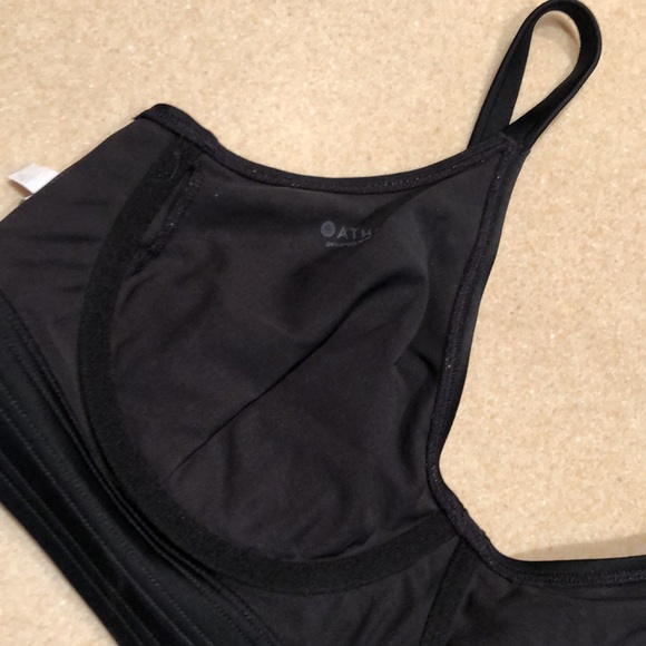 Athleta Stitched Band Black Bikini Top, size 38 B/C - Picture 10 of 15